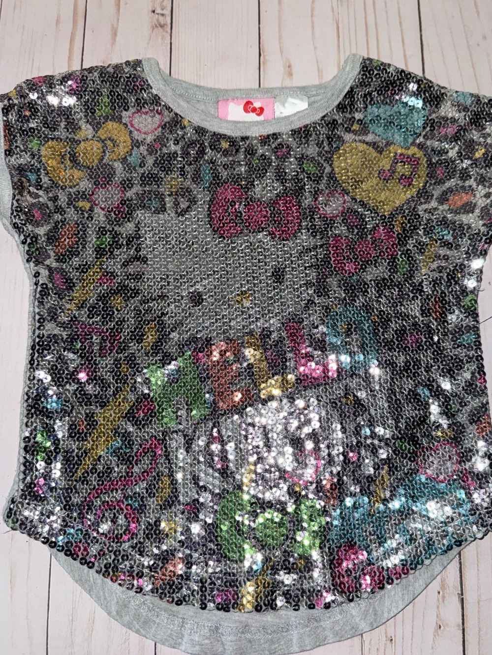 Hello Kitty sequin top
